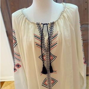 Natural Reflections SIZE 1X “Boho” Blouse